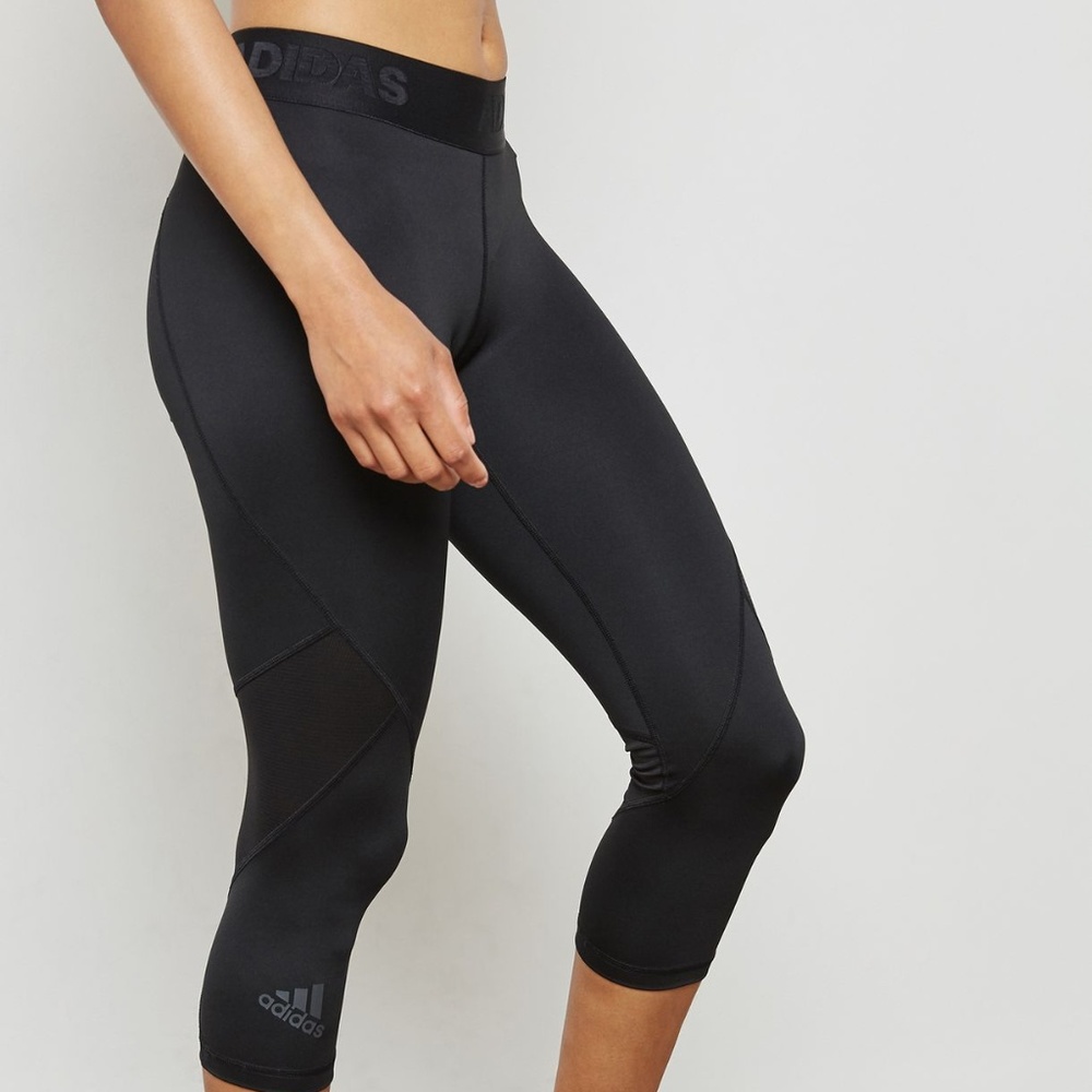 🔥LAST 1🔥NWT ADIDAS BLACK ALPHASKIN TIGHTS - Picture 5 of 7